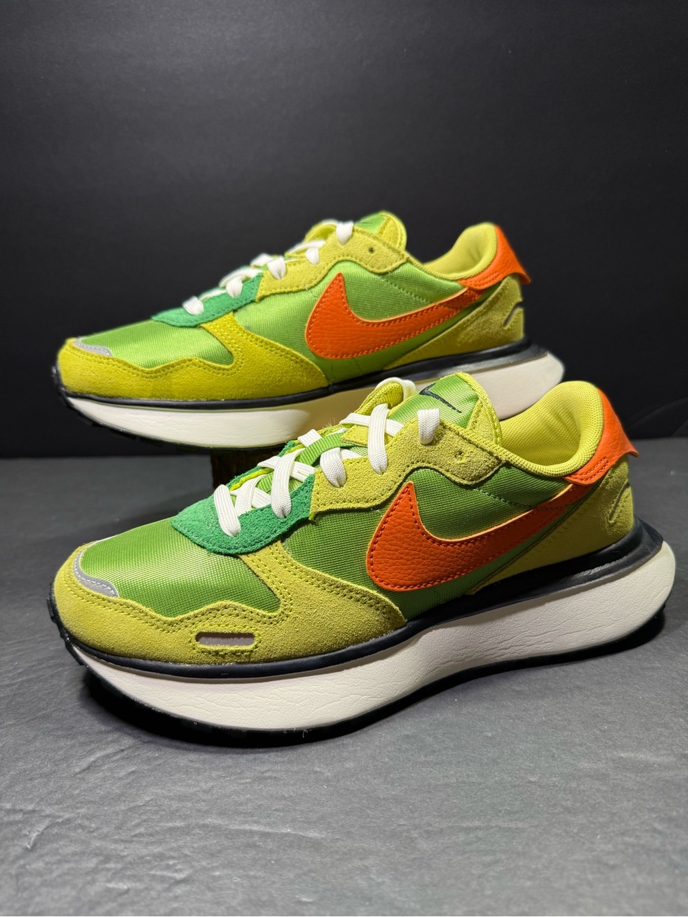 Nike Phoenix Waffle “ Chlorophyll Safety Orange “ Women’s Sneakers Size-7